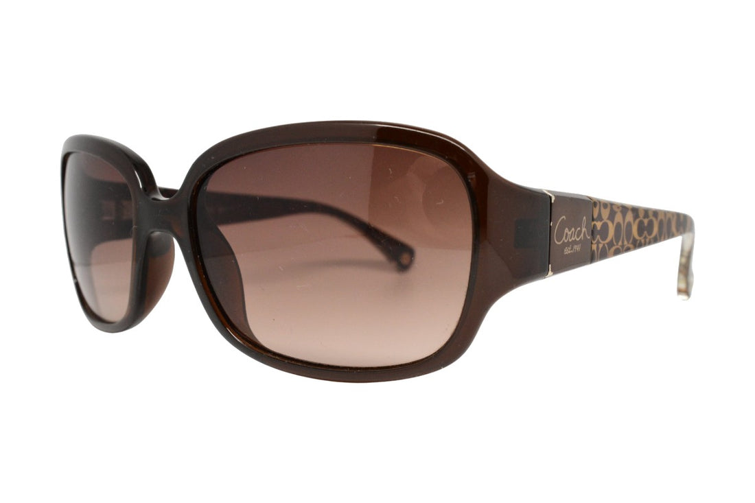 Coach S3002 Brown 56-17-125mm Sunglasses - LENSES FAIR/FRAMES GOOD CONDITION