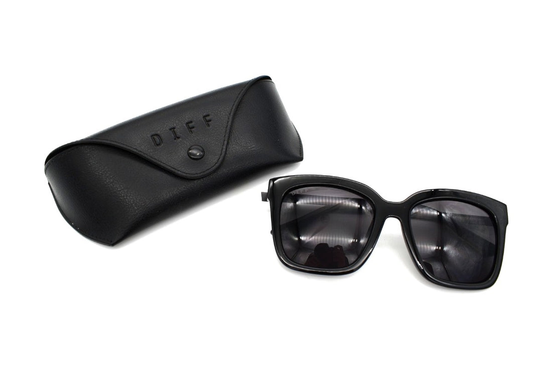 Diff Eyewear Bella BK-GR187 54-19-145mm PRC Sunglasses - GOOD CONDITION